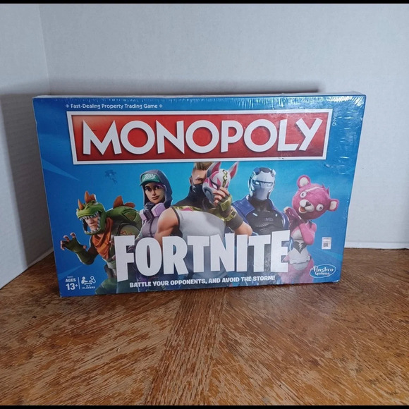 Monopoly FortNite Edition Board Game Hasbro Gaming NEW Factory Sealed - Picture 1 of 3